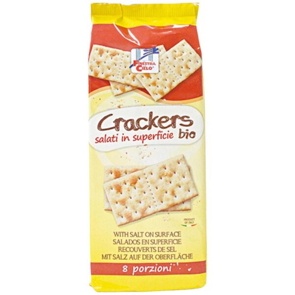 Crackers salati in superficie