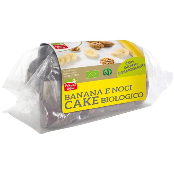 Cake banana & noci con grano germogliato