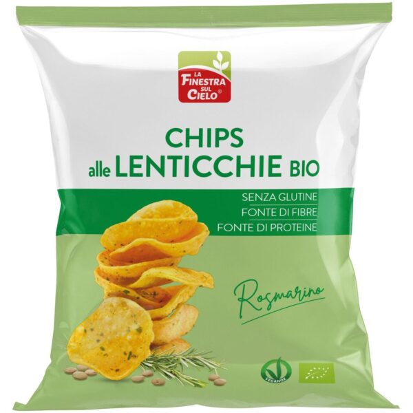 Chips di lenticchie bio